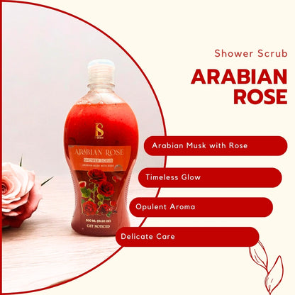 B Seen Arabian Rose Shower Scrub